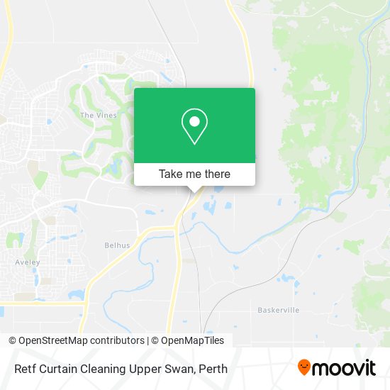 Retf Curtain Cleaning Upper Swan map