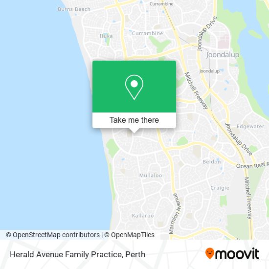 Herald Avenue Family Practice map