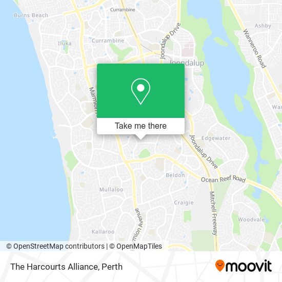 The Harcourts Alliance map