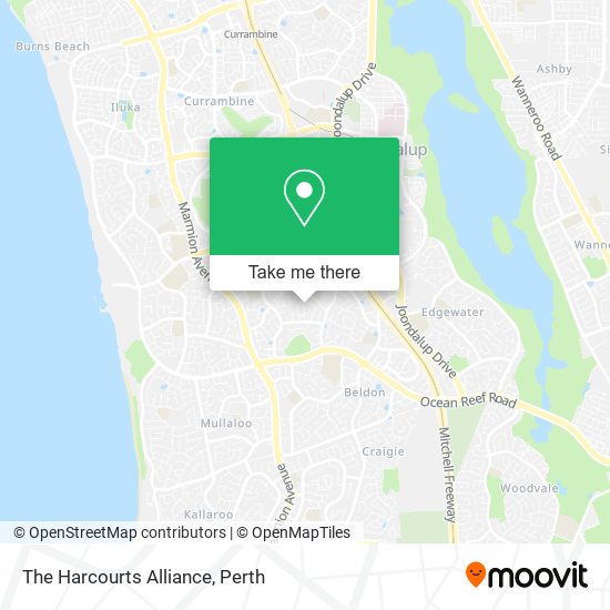The Harcourts Alliance map