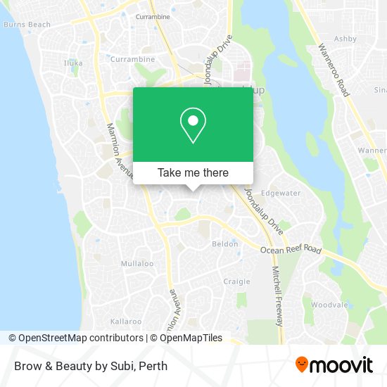 Brow & Beauty by Subi map