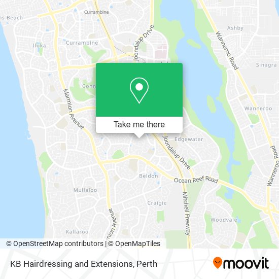 KB Hairdressing and Extensions map