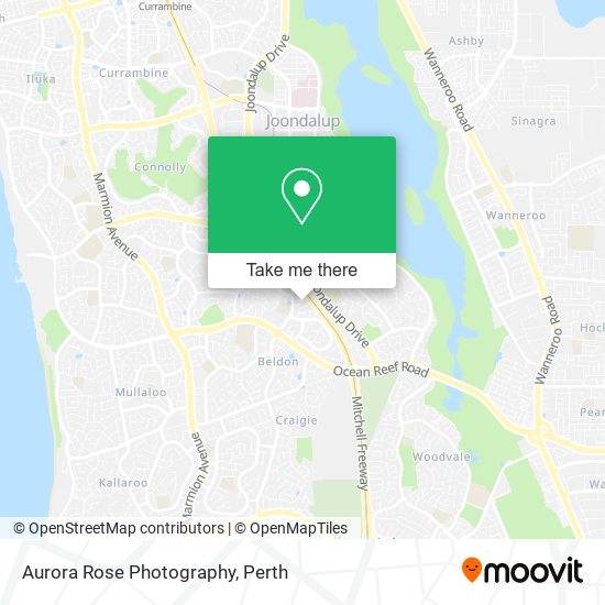 Aurora Rose Photography map