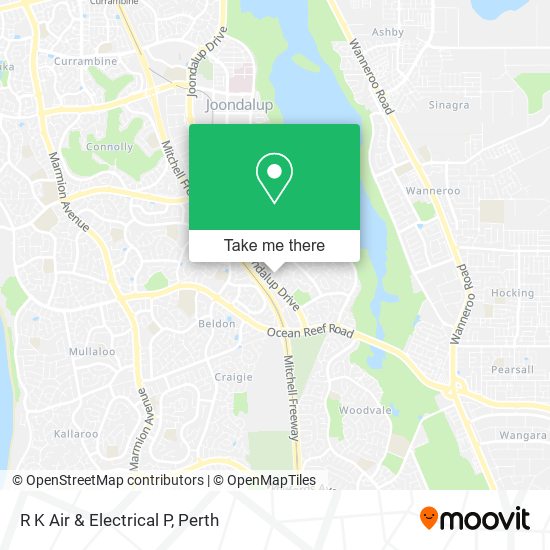 R K Air & Electrical P map