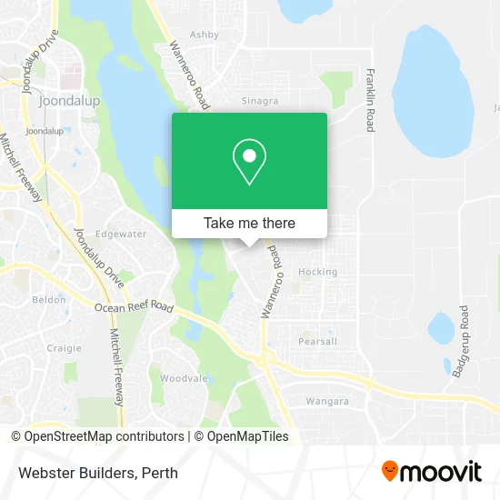 Mapa Webster Builders