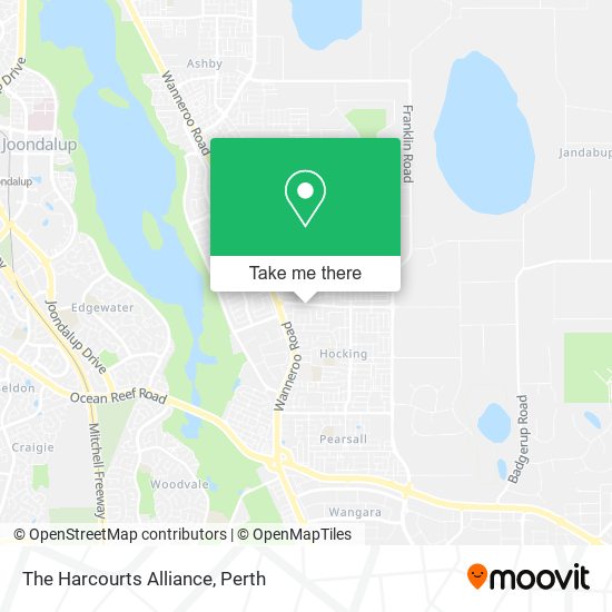 The Harcourts Alliance map