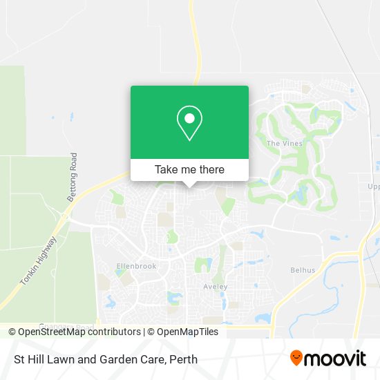 St Hill Lawn and Garden Care map