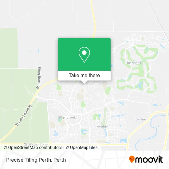 Mapa Precise Tiling Perth