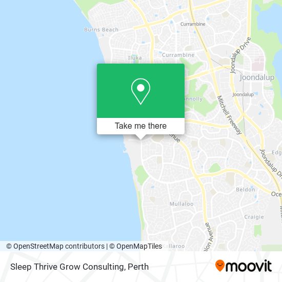 Sleep Thrive Grow Consulting map