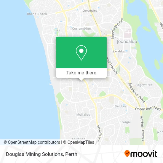 Mapa Douglas Mining Solutions