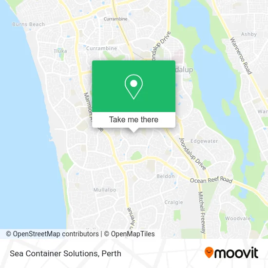 Mapa Sea Container Solutions