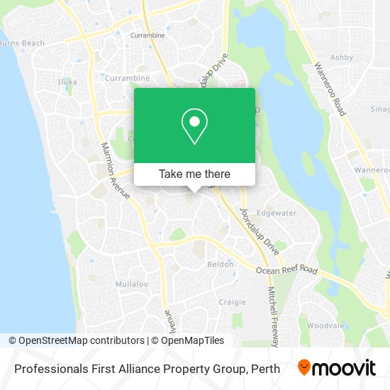 Professionals First Alliance Property Group map
