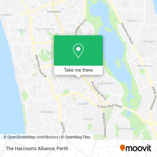 The Harcourts Alliance map