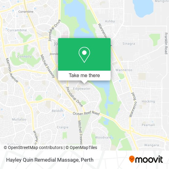 Hayley Quin Remedial Massage map