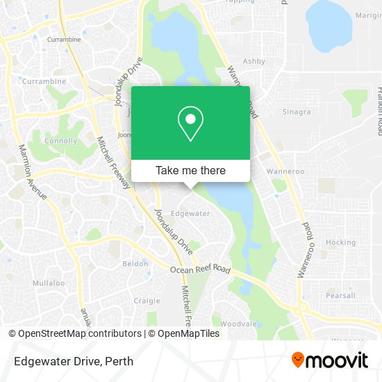 Edgewater Drive map