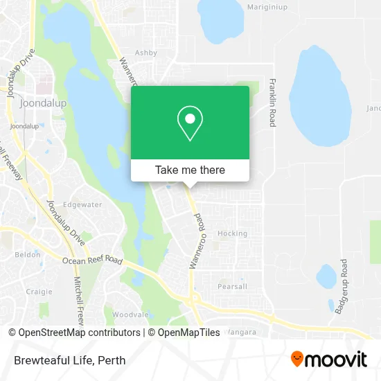 Mapa Brewteaful Life