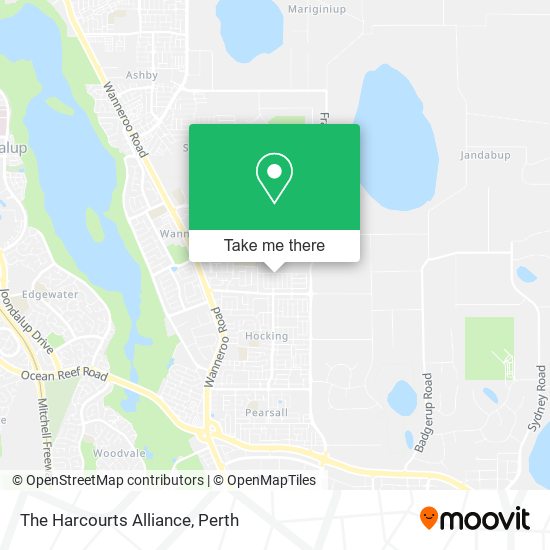 The Harcourts Alliance map