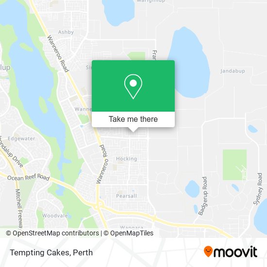 Tempting Cakes map