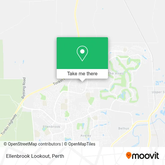 Mapa Ellenbrook Lookout