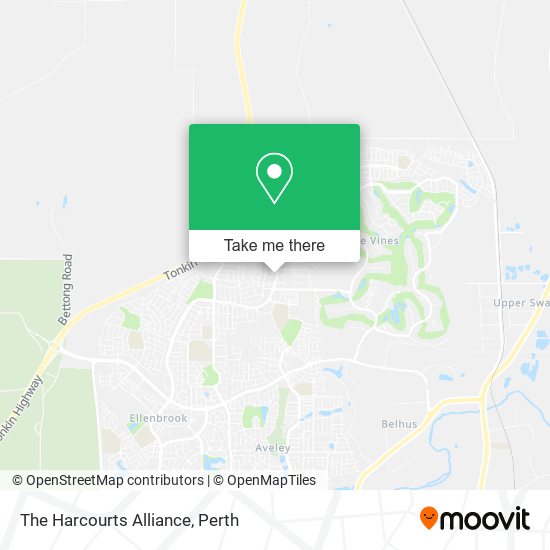 The Harcourts Alliance map