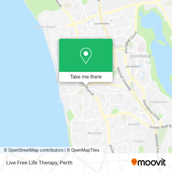 Mapa Live Free Life Therapy