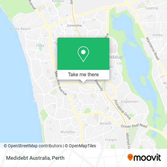 Medidebt Australia map