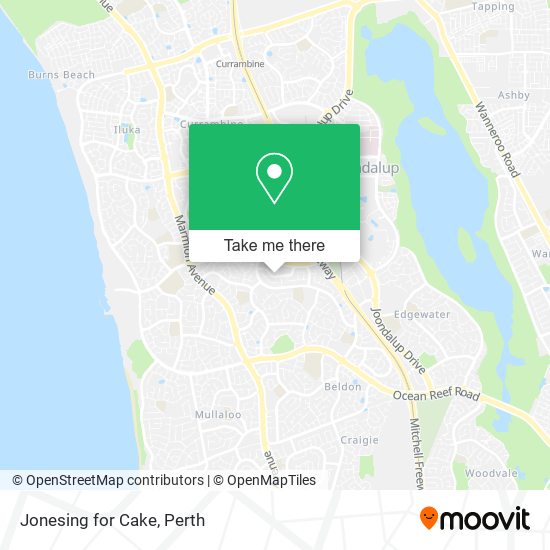 Jonesing for Cake map