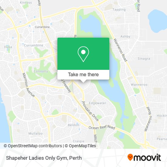 Shapeher Ladies Only Gym map