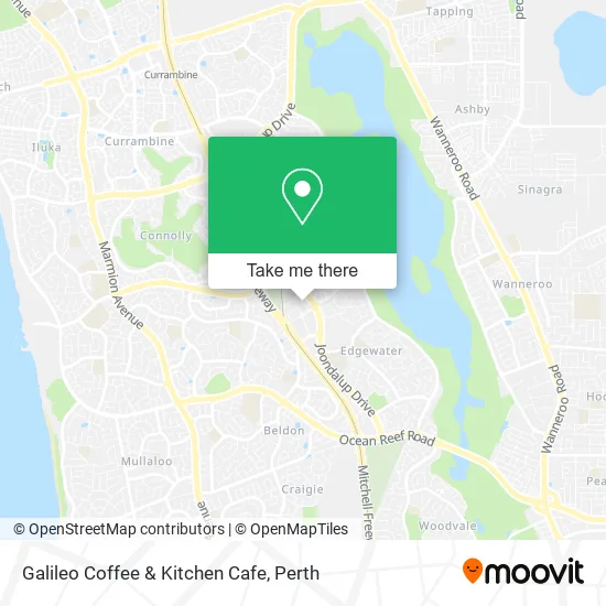 Mapa Galileo Coffee & Kitchen Cafe