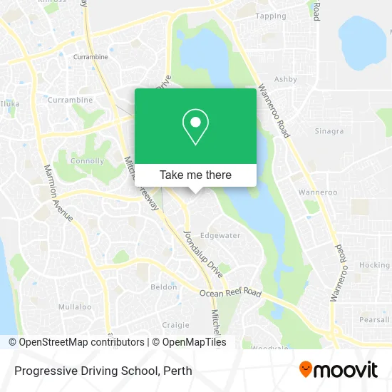 Mapa Progressive Driving School