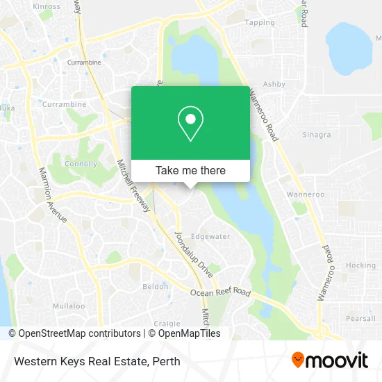 Mapa Western Keys Real Estate