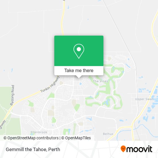 Gemmill the Tahoe map