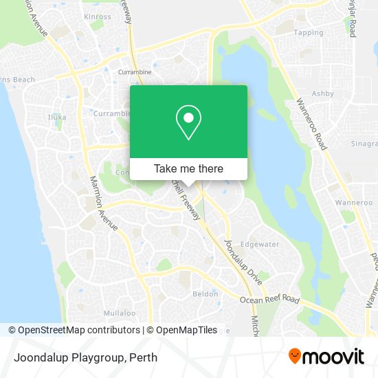 Joondalup Playgroup map