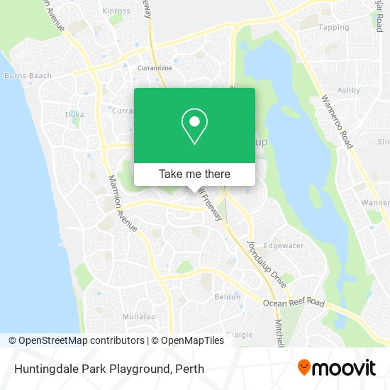 Huntingdale Park Playground map