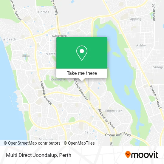 Mapa Multi Direct Joondalup