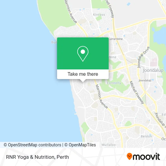 Mapa RNR Yoga & Nutrition