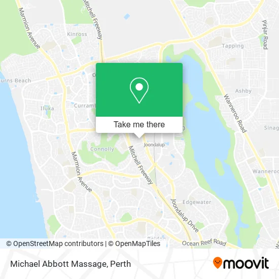 Michael Abbott Massage map