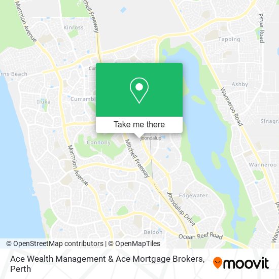 Ace Wealth Management & Ace Mortgage Brokers map
