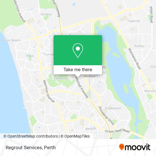 Regrout Services map