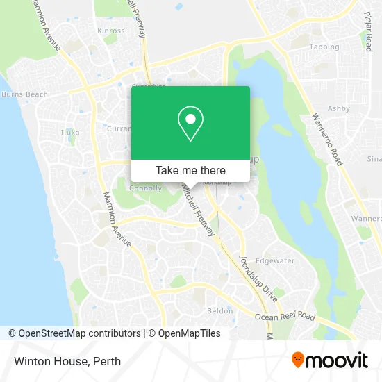 Mapa Winton House