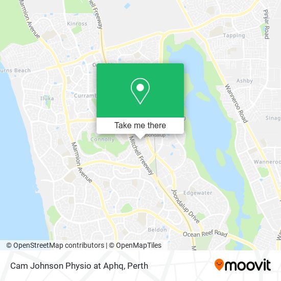 Cam Johnson Physio at Aphq map