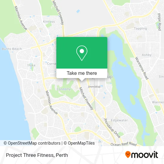 Mapa Project Three Fitness