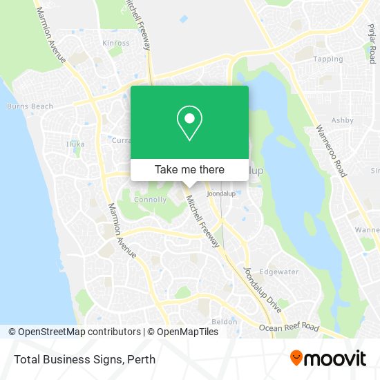 Total Business Signs map