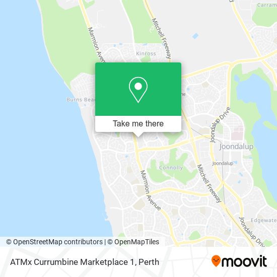 ATMx Currumbine Marketplace 1 map