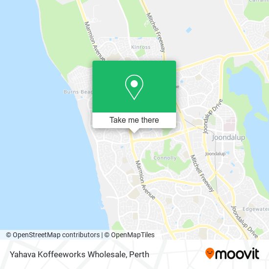 Yahava Koffeeworks Wholesale map