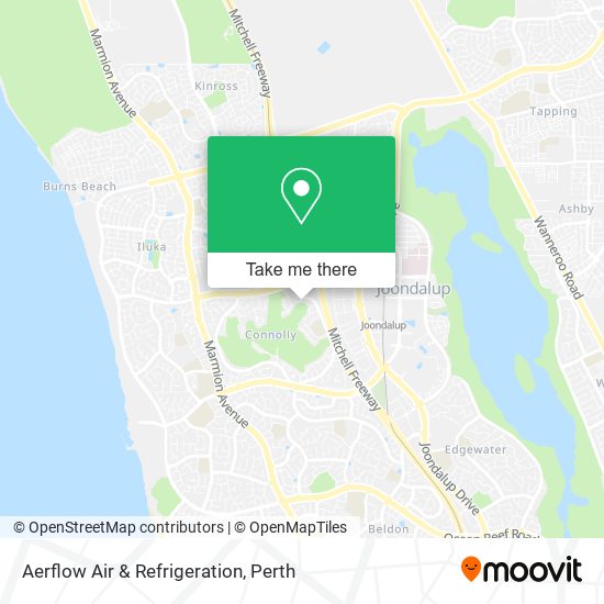 Aerflow Air & Refrigeration map
