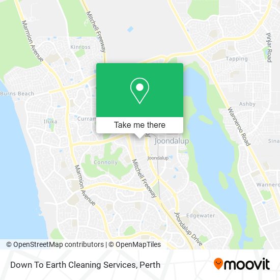 Down To Earth Cleaning Services map