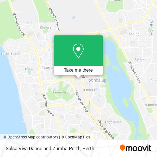 Salsa Viva Dance and Zumba Perth map