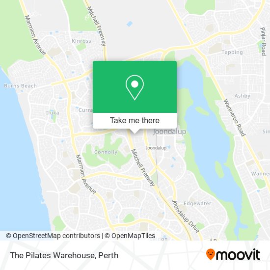The Pilates Warehouse map