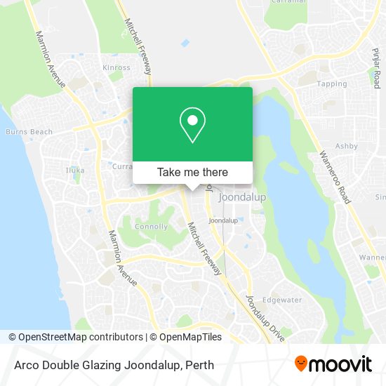 Mapa Arco Double Glazing Joondalup